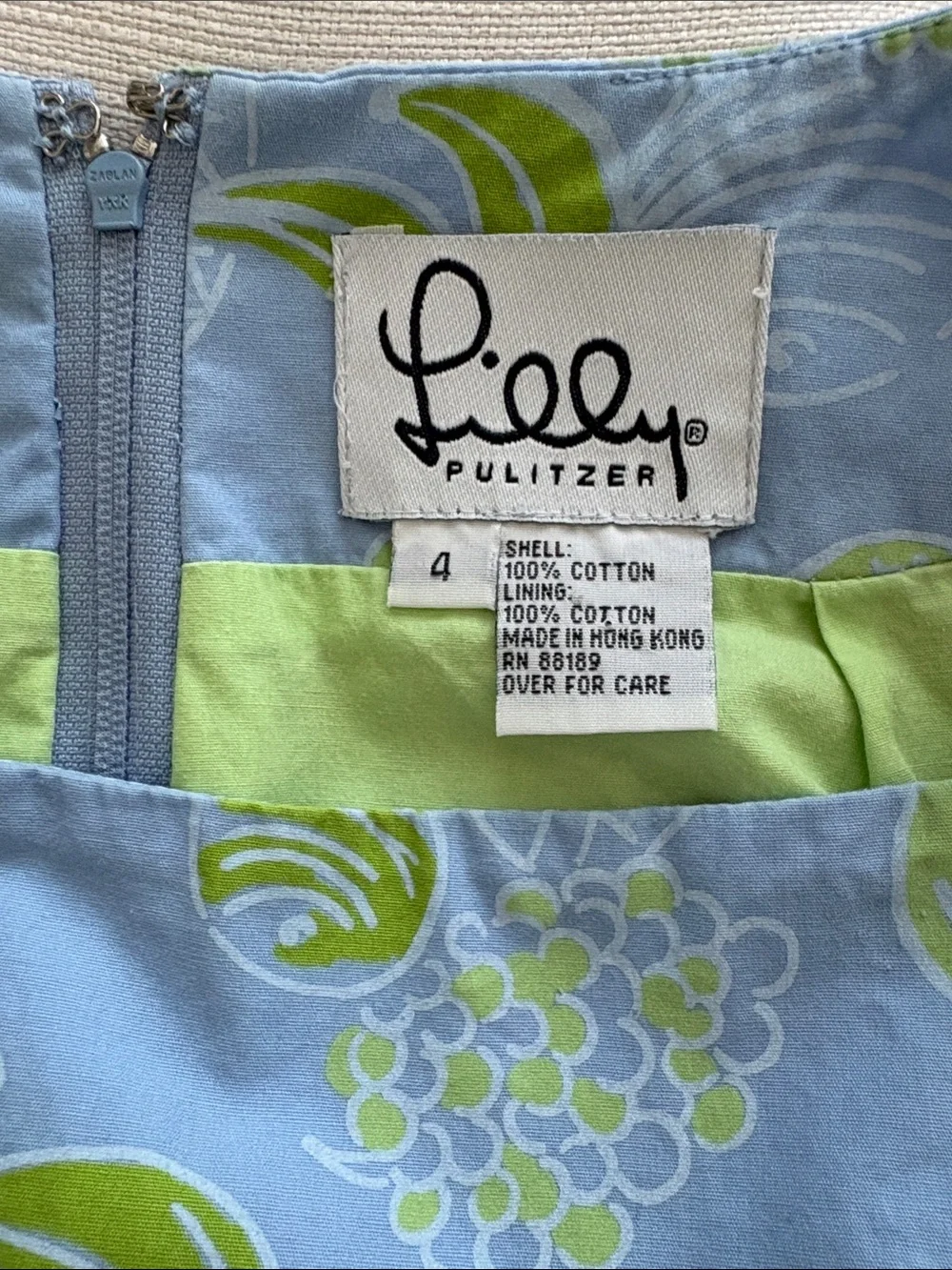 LILLY PULITZER mini skirt vintage